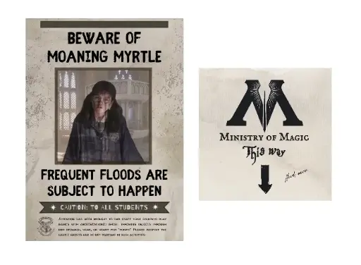 Moaning Myrtle Bathroom Poster